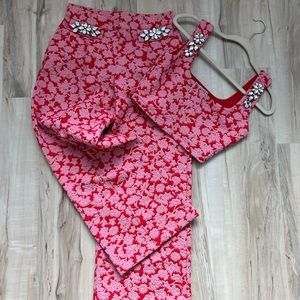 Two piece brocade set